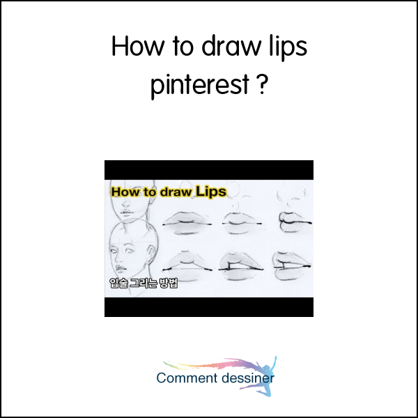 How to draw lips pinterest